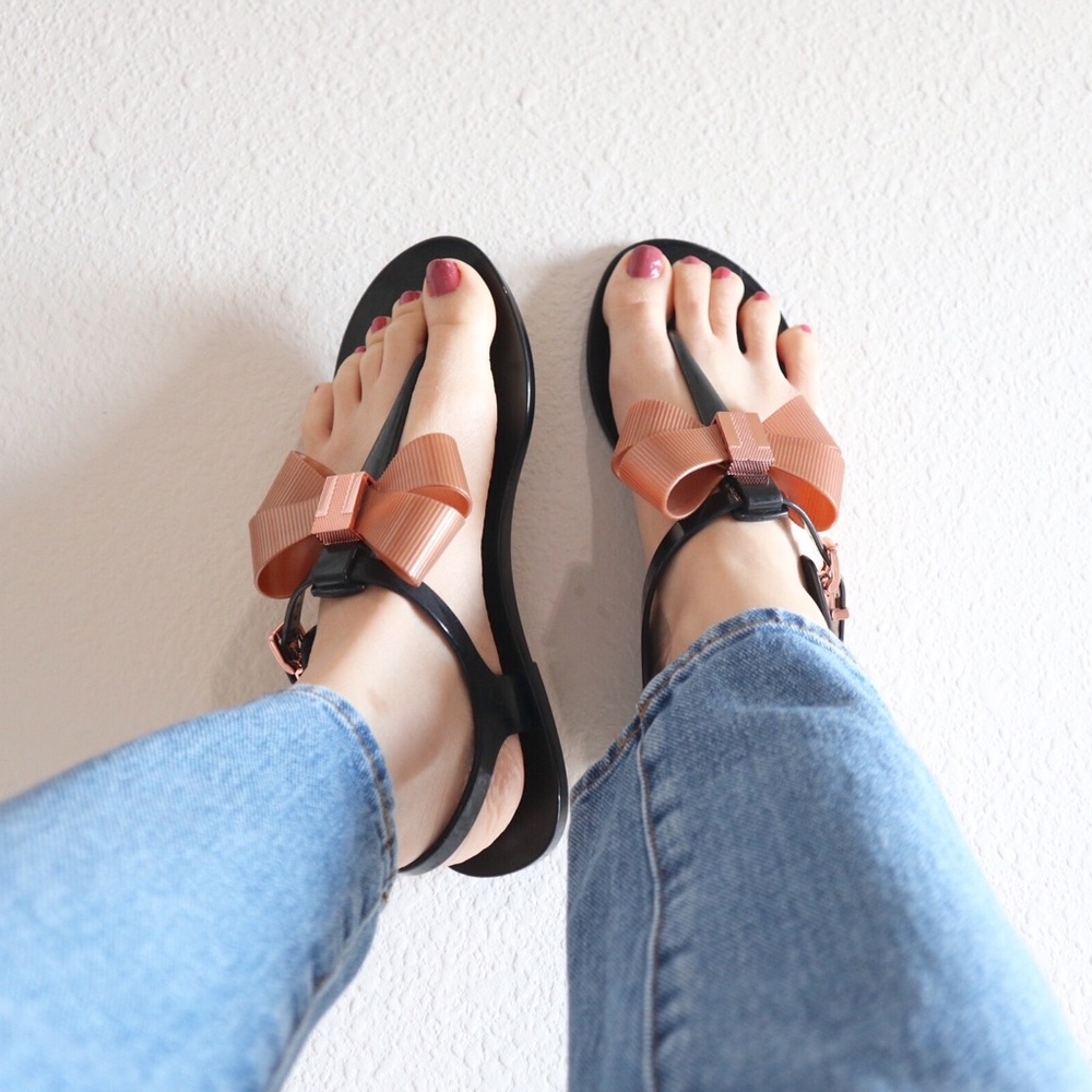 Ted baker jelly flat sandals 5
